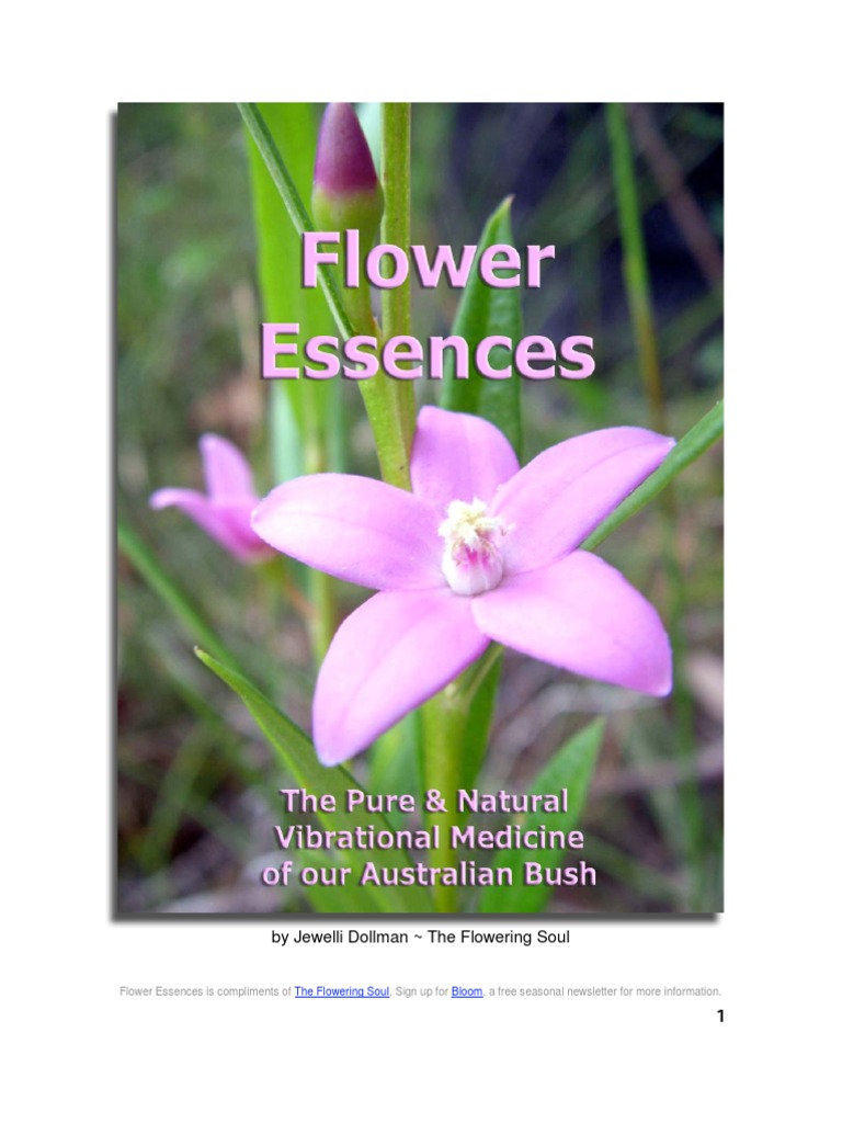 Free PDF Flower Essences Bach Flower Remedies Wellness