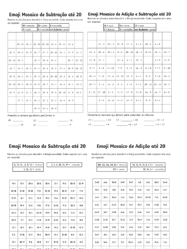 Atividade Matemática Pdf