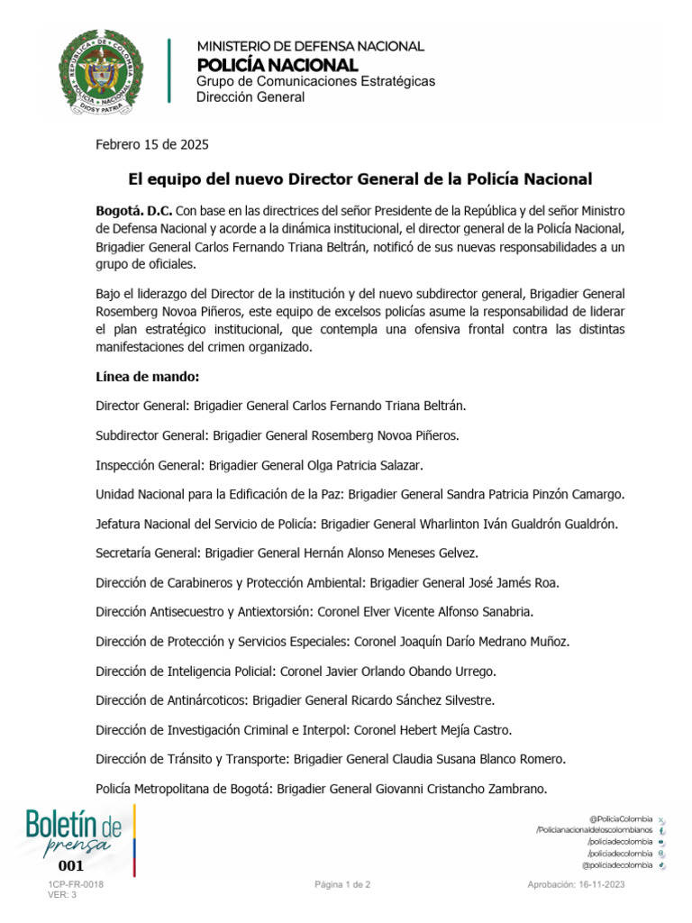 Nueva Línea De Mando Pdf Cumplimiento De La Ley Crimen Y Violencia