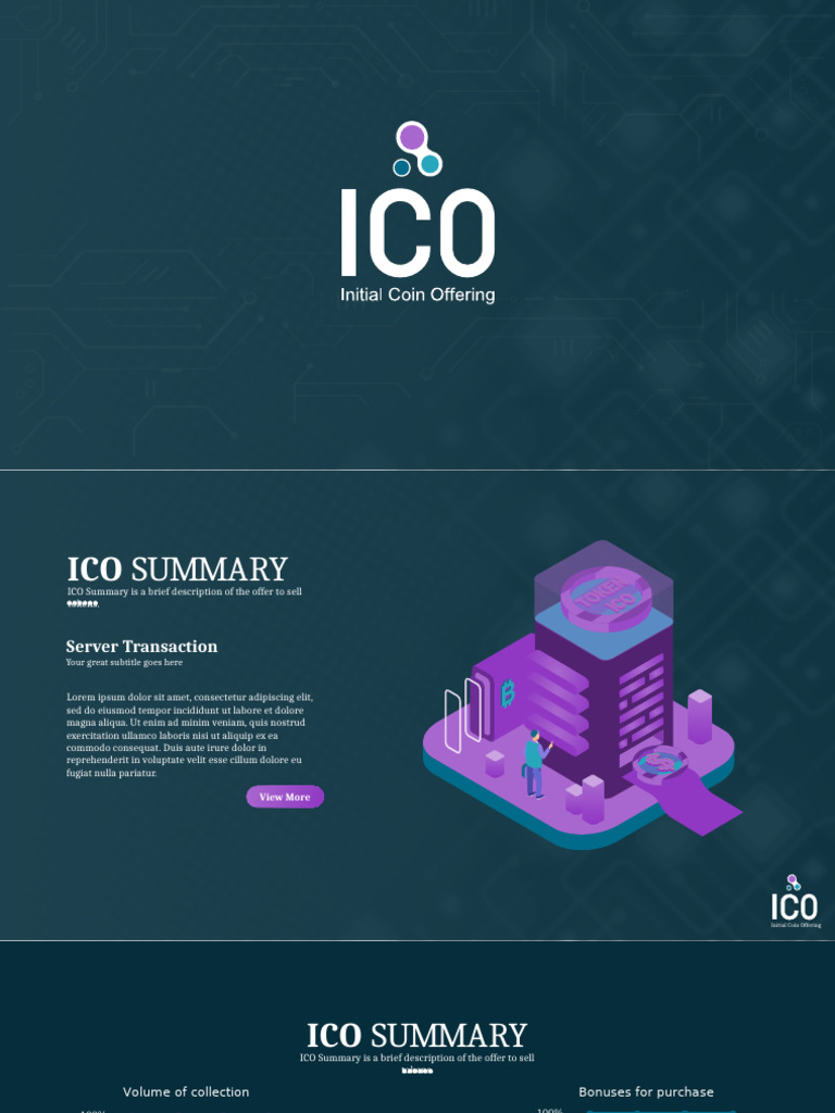 ICO Overview and Blockchain Solutions | PDF | Cryptocurrency | Economies