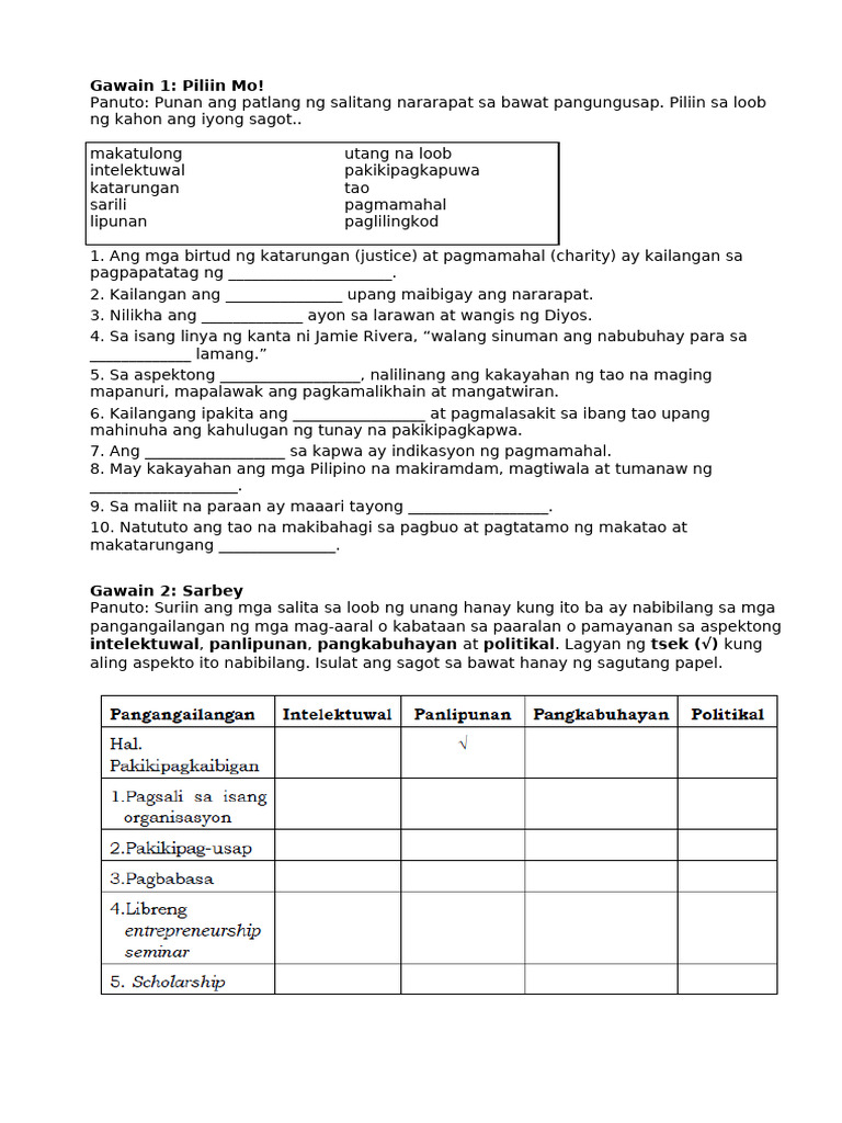 Gawain 2 KAPWA | PDF
