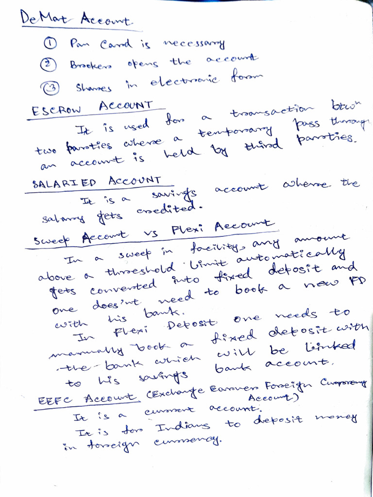 Understanding Electronic Account Types | PDF