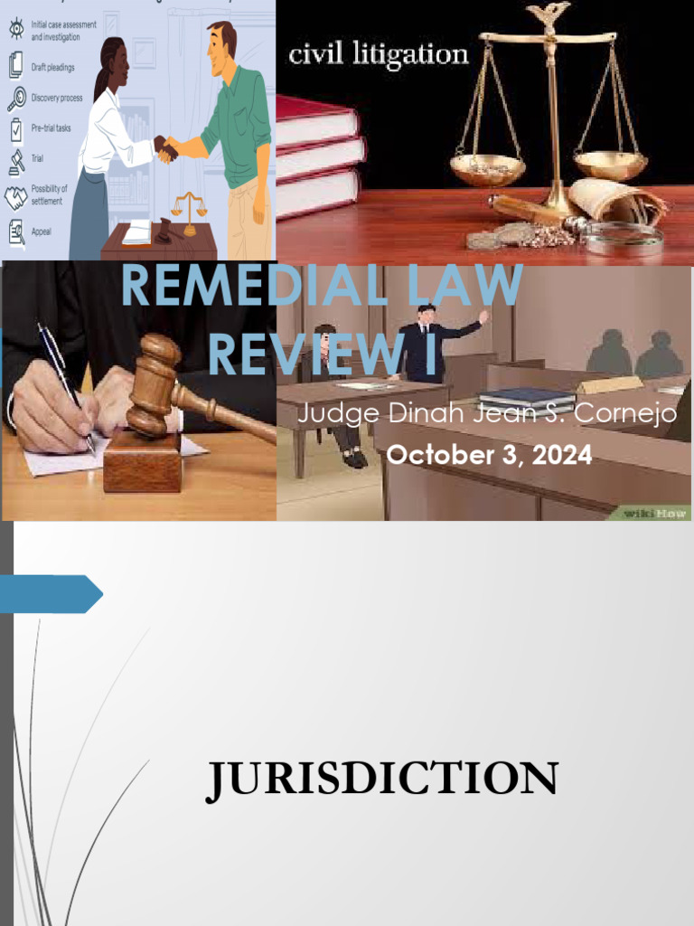 3 - Day 2 - Remedial LAw Rev I - Lecture - 091521 | PDF | Complaint ...