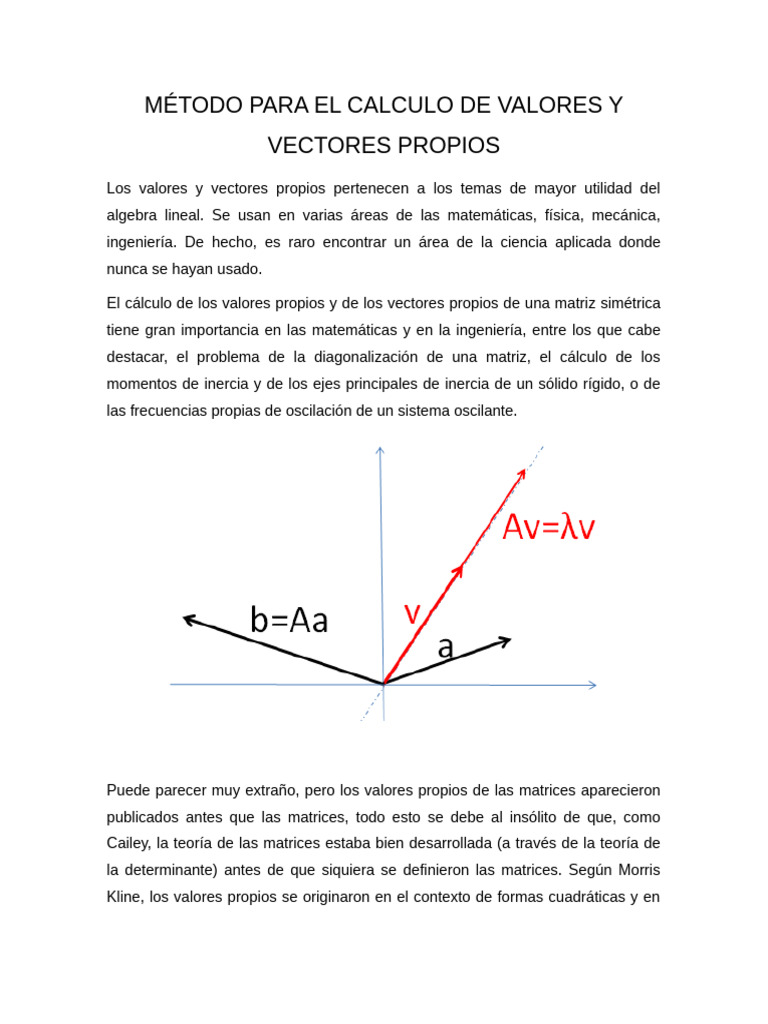 FMMC | PDF | Valores propios y vectores propios | Matriz (Matemáticas)
