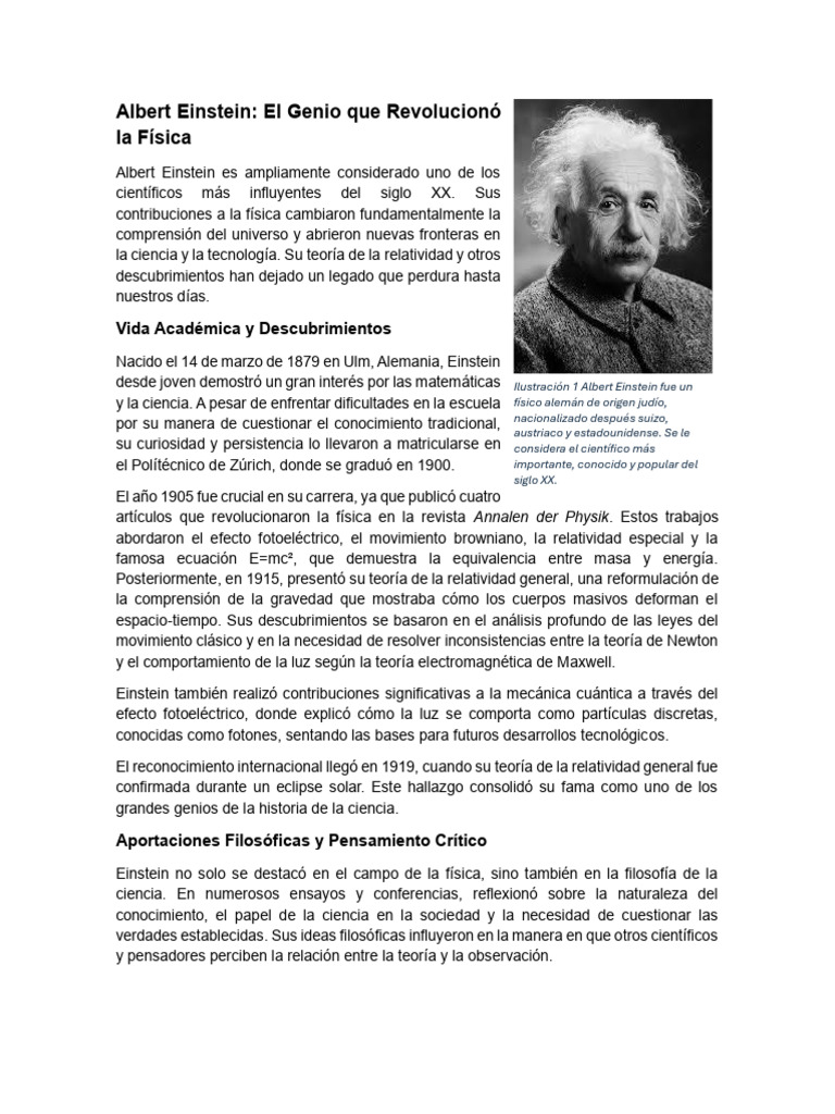 Copia de Científicos Siglo XX y XXI | PDF | Albert Einstein | Física