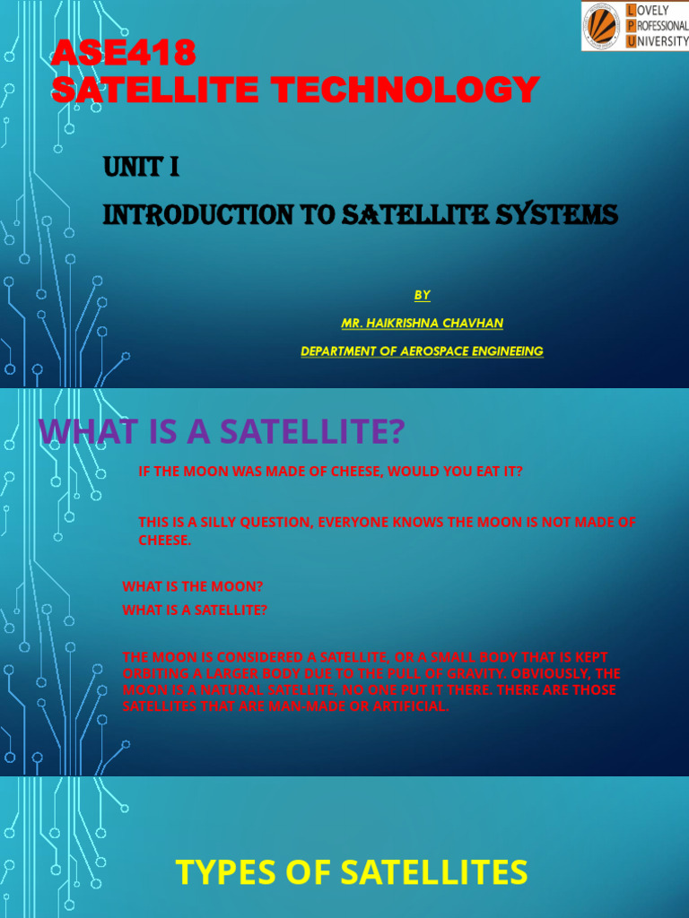 Introduction to Satellite Systems | PDF | Natural Satellite | Satellite