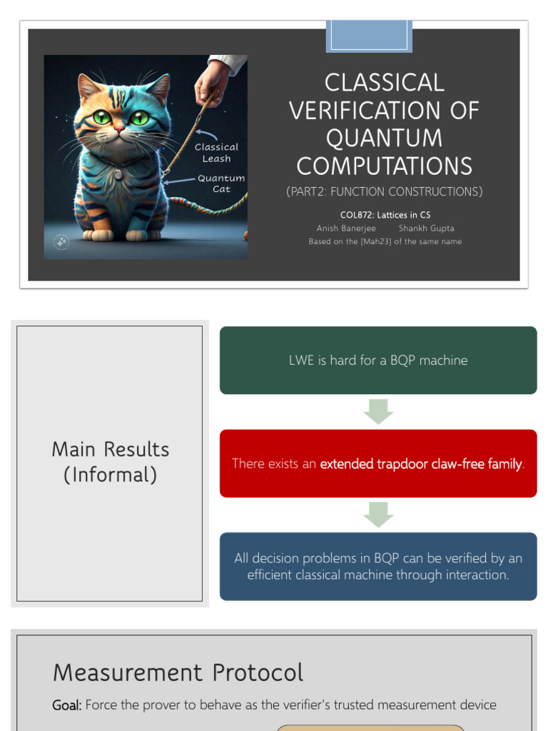 Classical Verification of Quantum Computations | PDF | Mathematics ...