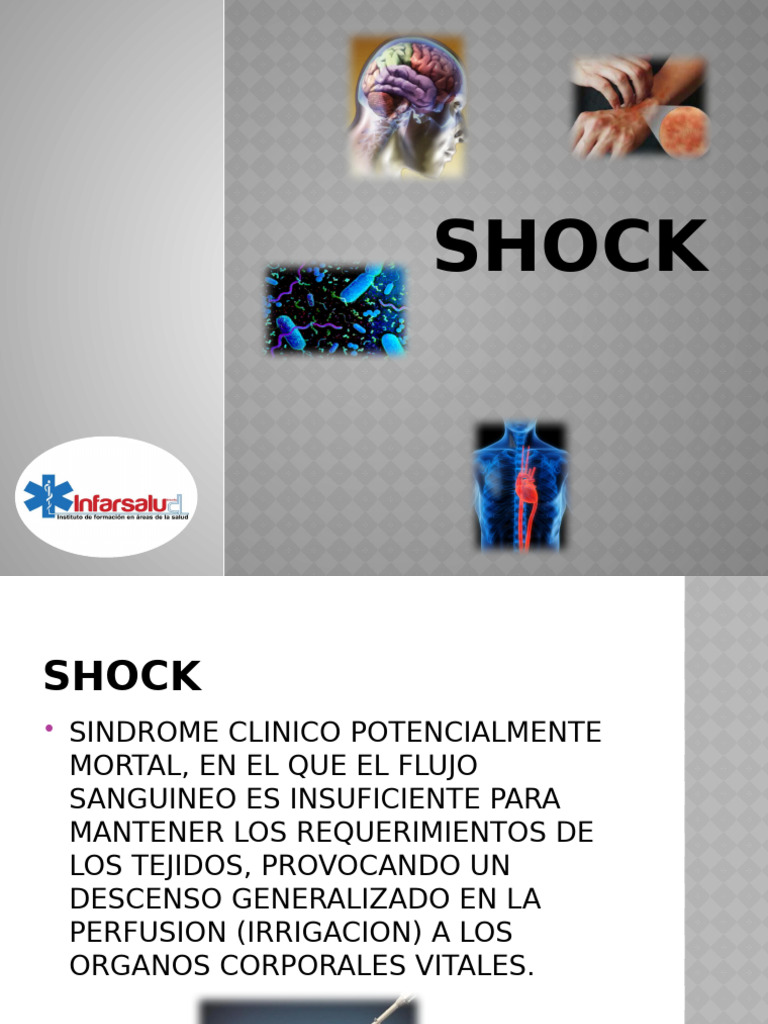 Tipos y Tratamiento del Shock Médico | PDF | Choque (circulatorio ...