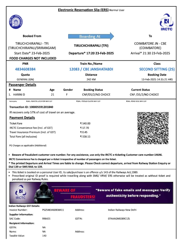 Ticket Return | PDF