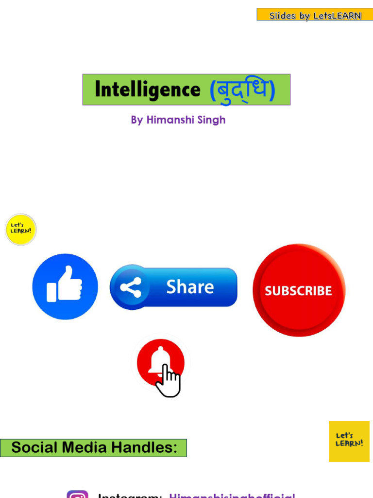 Understanding Intelligence and IQ | PDF | Intelligence Quotient | Learning