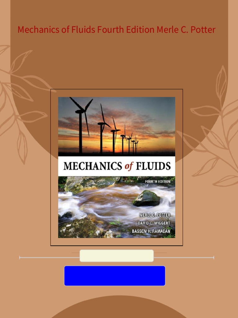 Instant ebooks textbook Mechanics of Fluids Fourth Edition