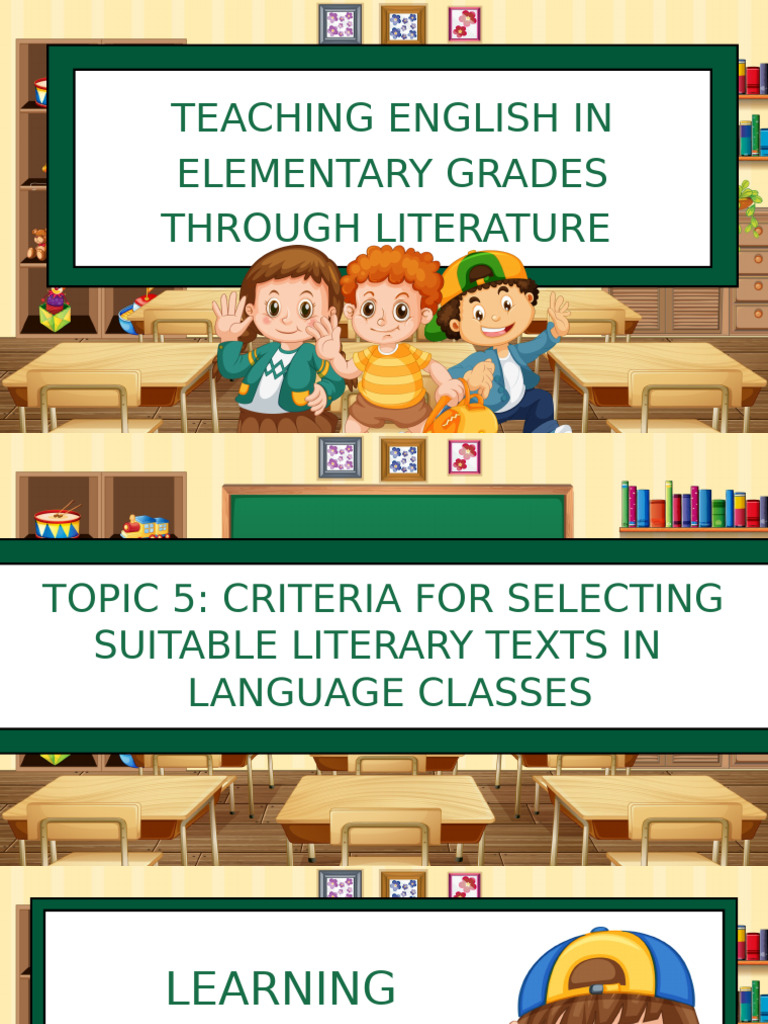 Selecting Literary Texts for Language Classes | PDF | Reading ...