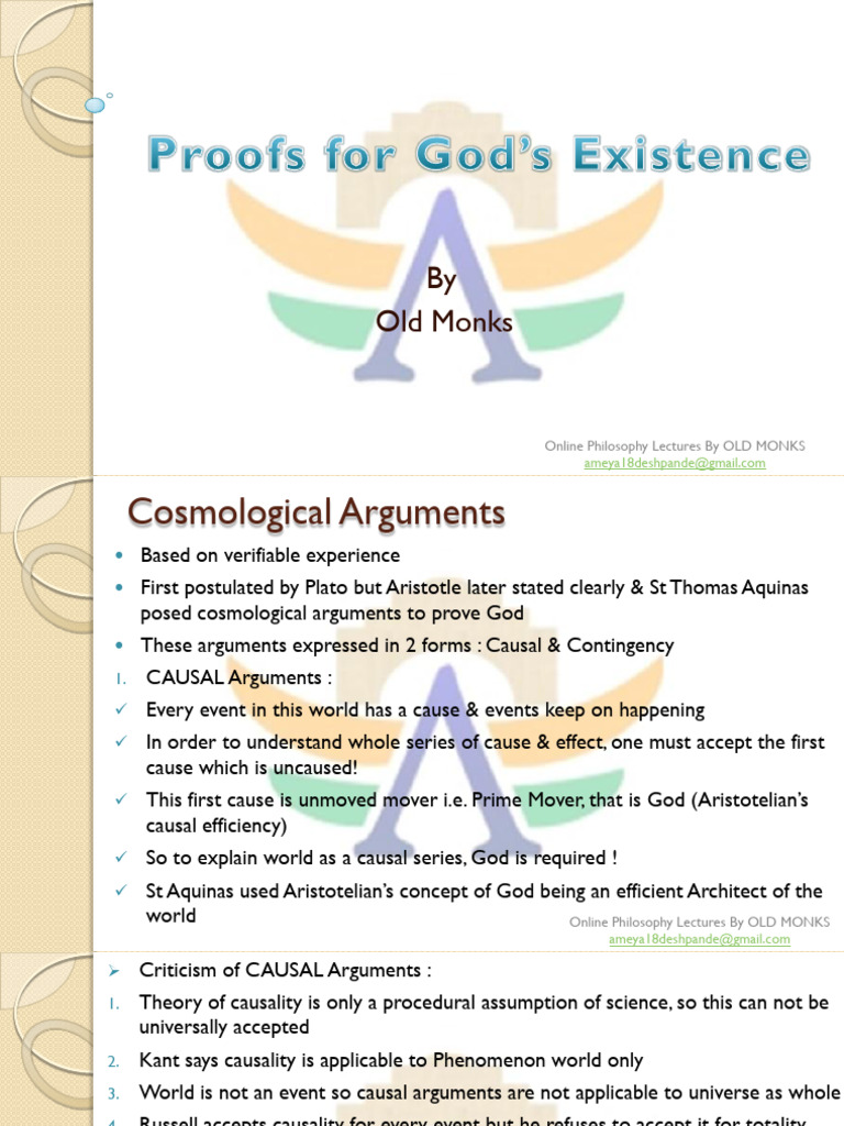 Cosmological Arguments for God's Existence | PDF | Academic Discipline ...