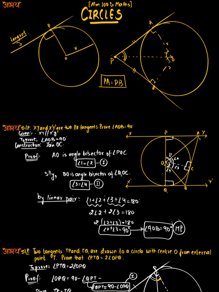 Circles Lecture 2 - Abhay - Shobhit Nirwan | PDF