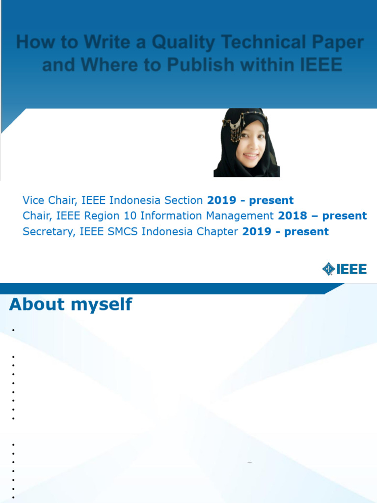 Writing a Technical Paper for IEEE | PDF | Image Segmentation | Electronics