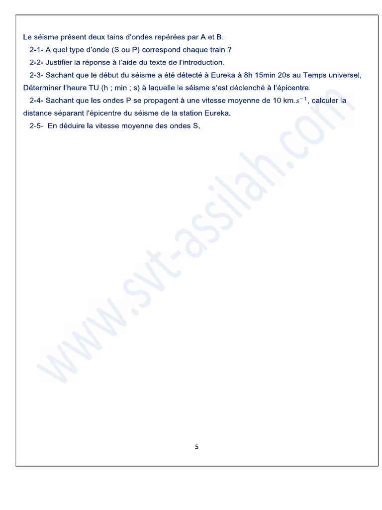 Exercice Continue A 6 | PDF