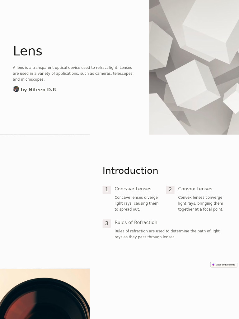 Understanding Concave and Convex Lenses | PDF