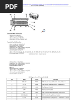 K9 Body Control Module Pinout Details | PDF | Switch | Headlamp