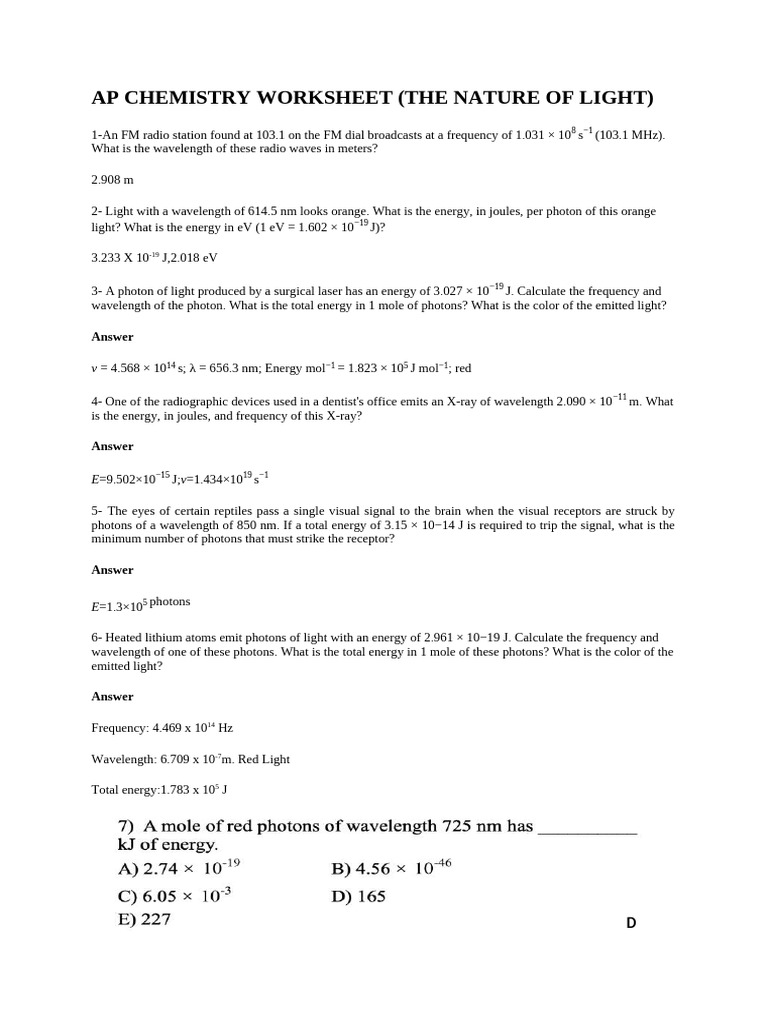 Nature of light pdf