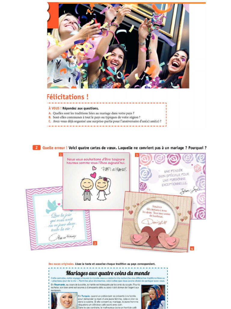 Felicitations | PDF