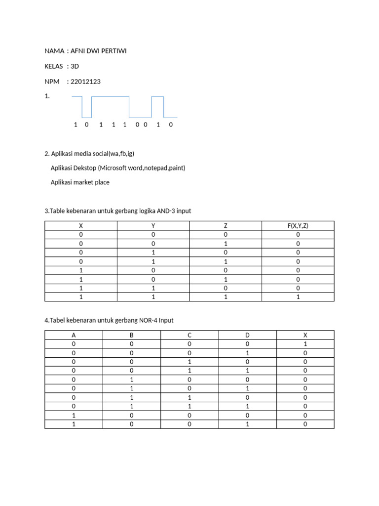 Latihan Afni | PDF