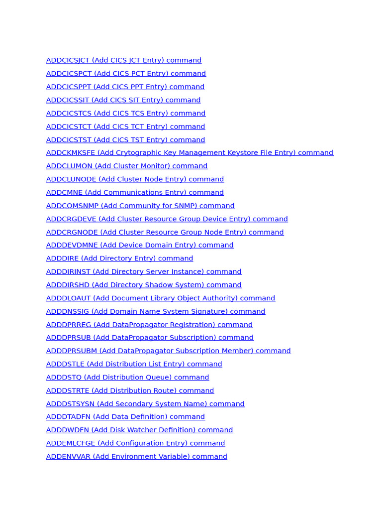 CICS Command Entry Additions Guide | PDF | Computer Network | Computer File
