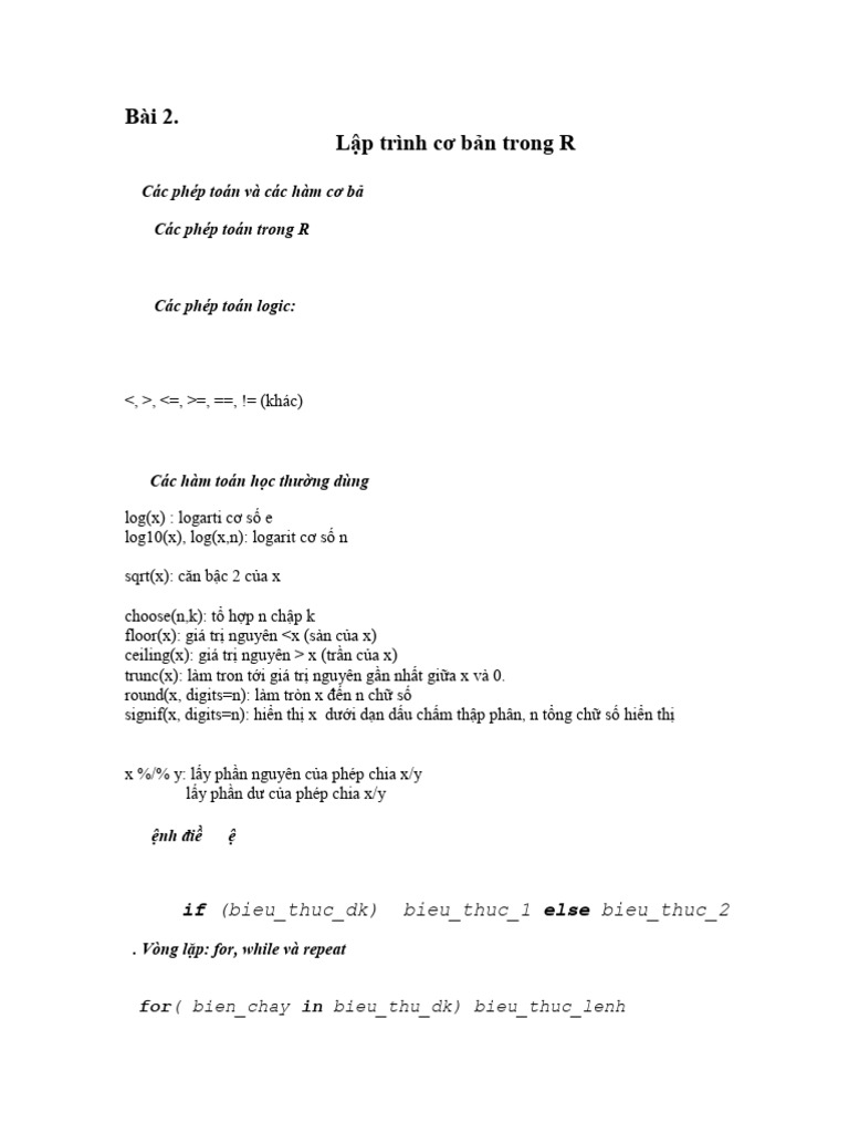 Bai 2 | PDF