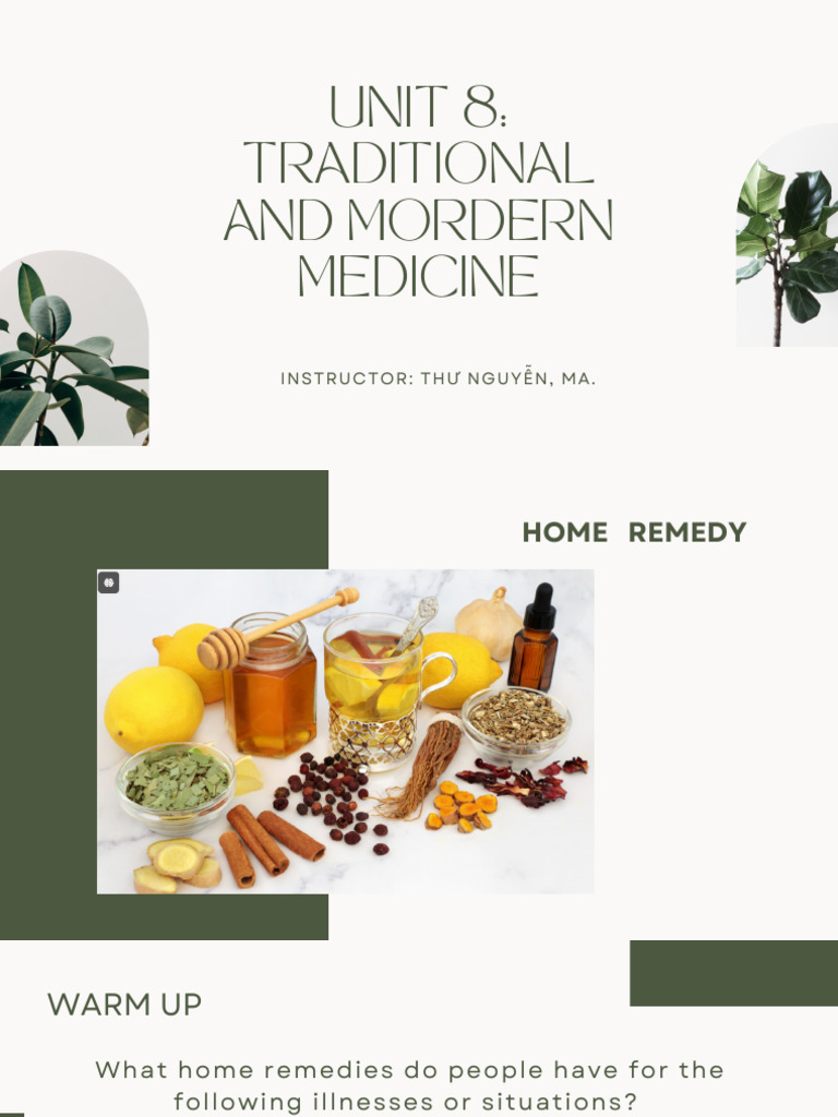8. TRADITIONAL AND MORDERN MEDICINE | PDF | Common Cold | Human ...
