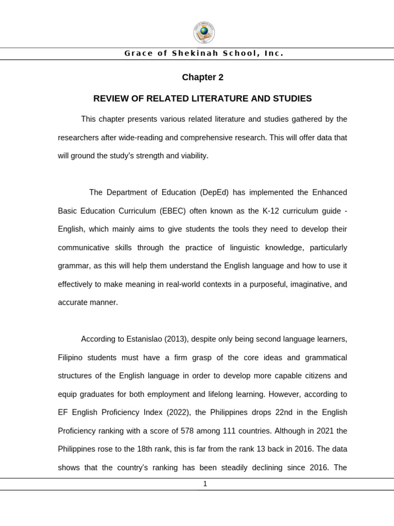 Pr1 Grade 11 Chapter 2 Template Pdf Learning Educational Technology