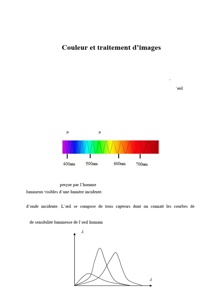 Couleur et traitement d'images RGB | PDF | Couleur | Modèle de couleur ...