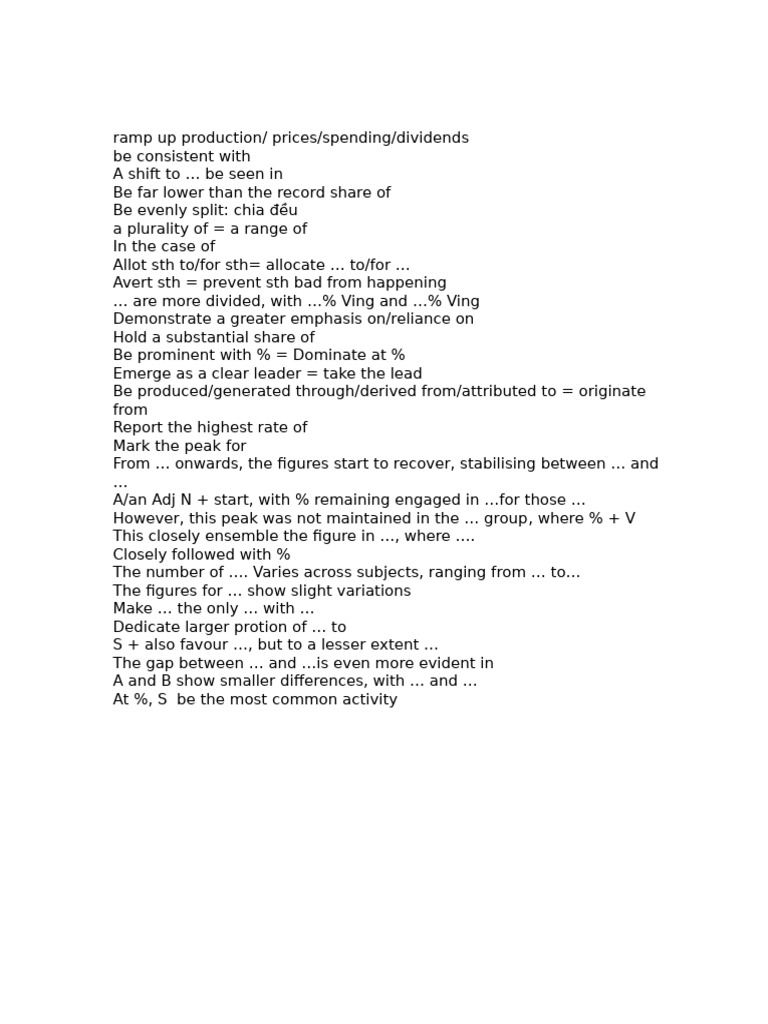 Writing Task 1 | PDF