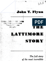 The Lattimore Story John T Flynn 1953 127pgs COM