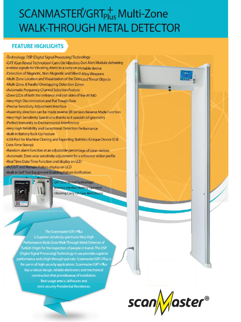 SCANMASTER-GRT+Plus-specs - 1 | PDF