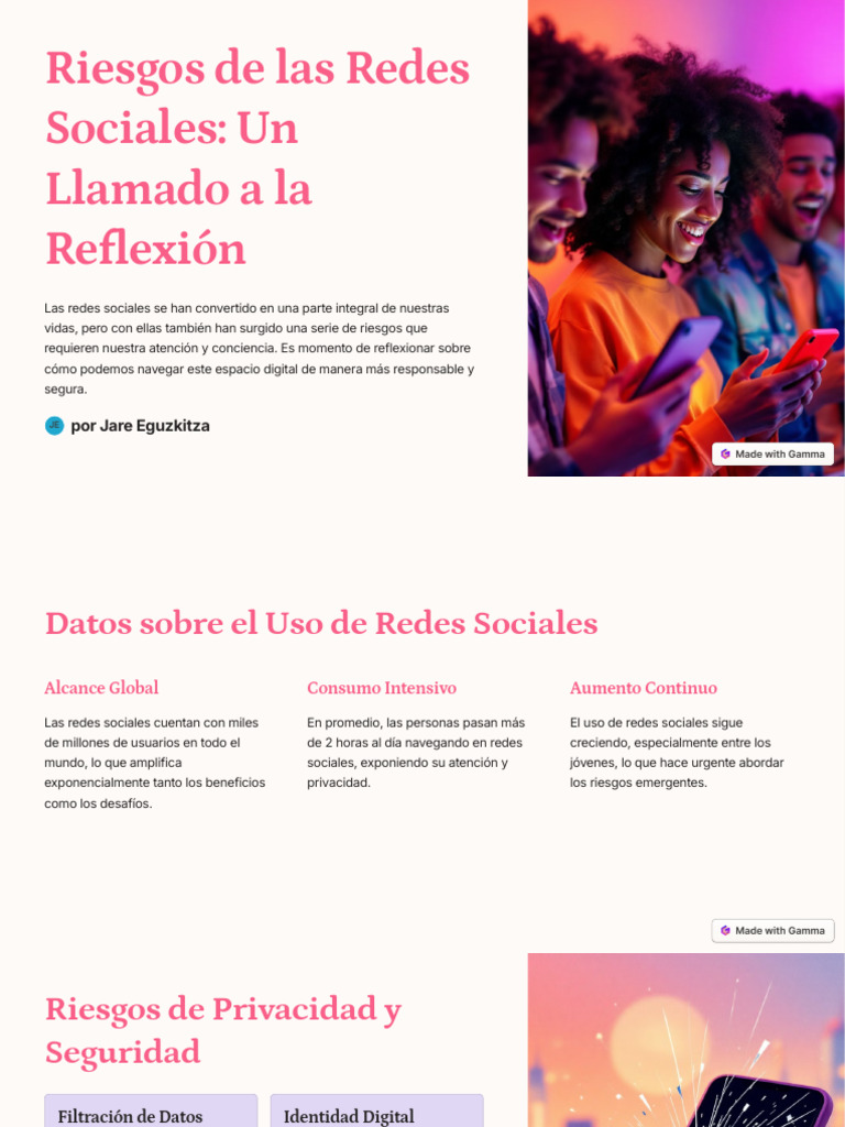 Riesgos de Redes Sociales y Salud Mental | PDF | Servicio de redes ...