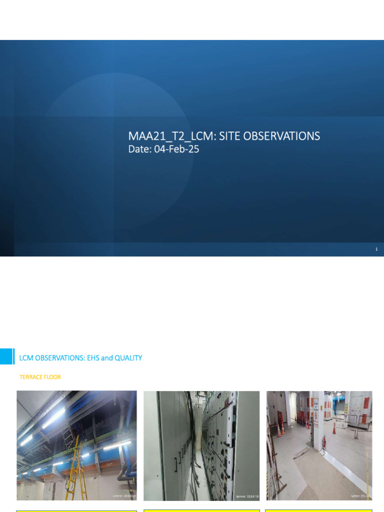 Site Safety Observations Report | PDF | Building Engineering ...
