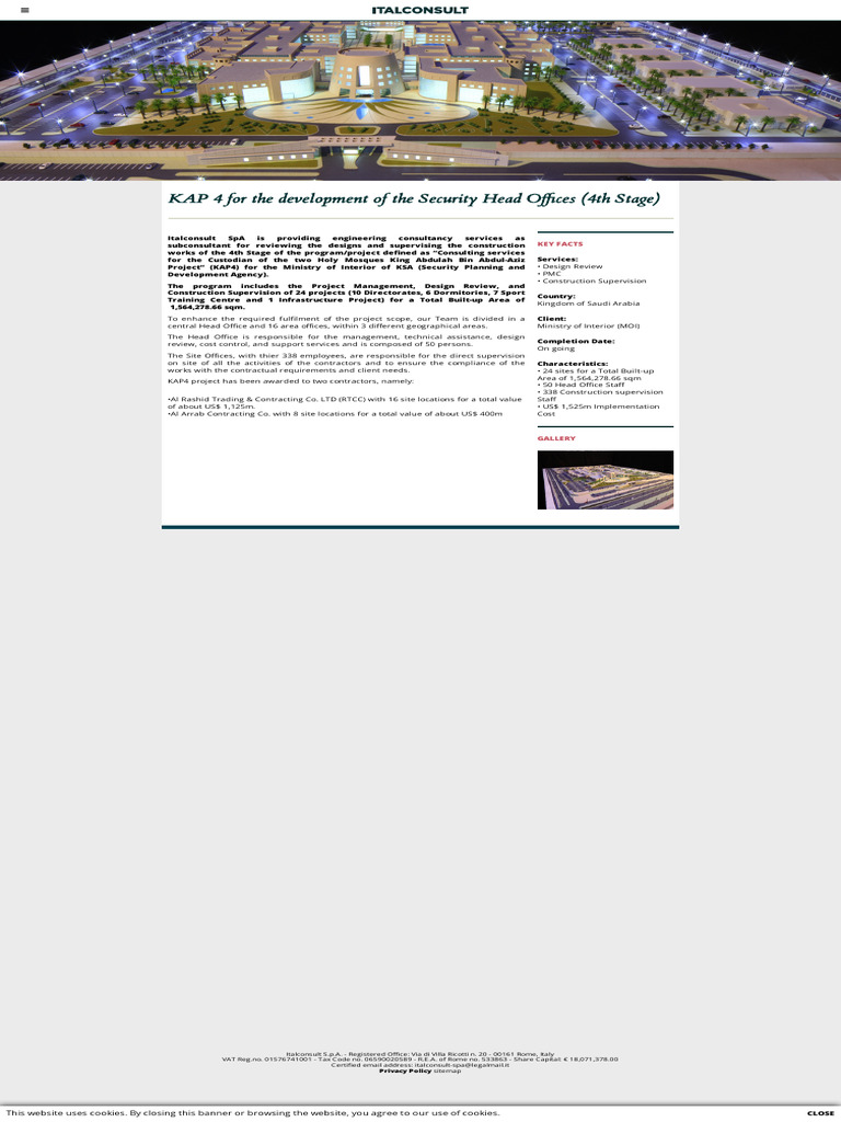KAP4 Project Overview: RTCC Involvement | PDF | Saudi Arabia