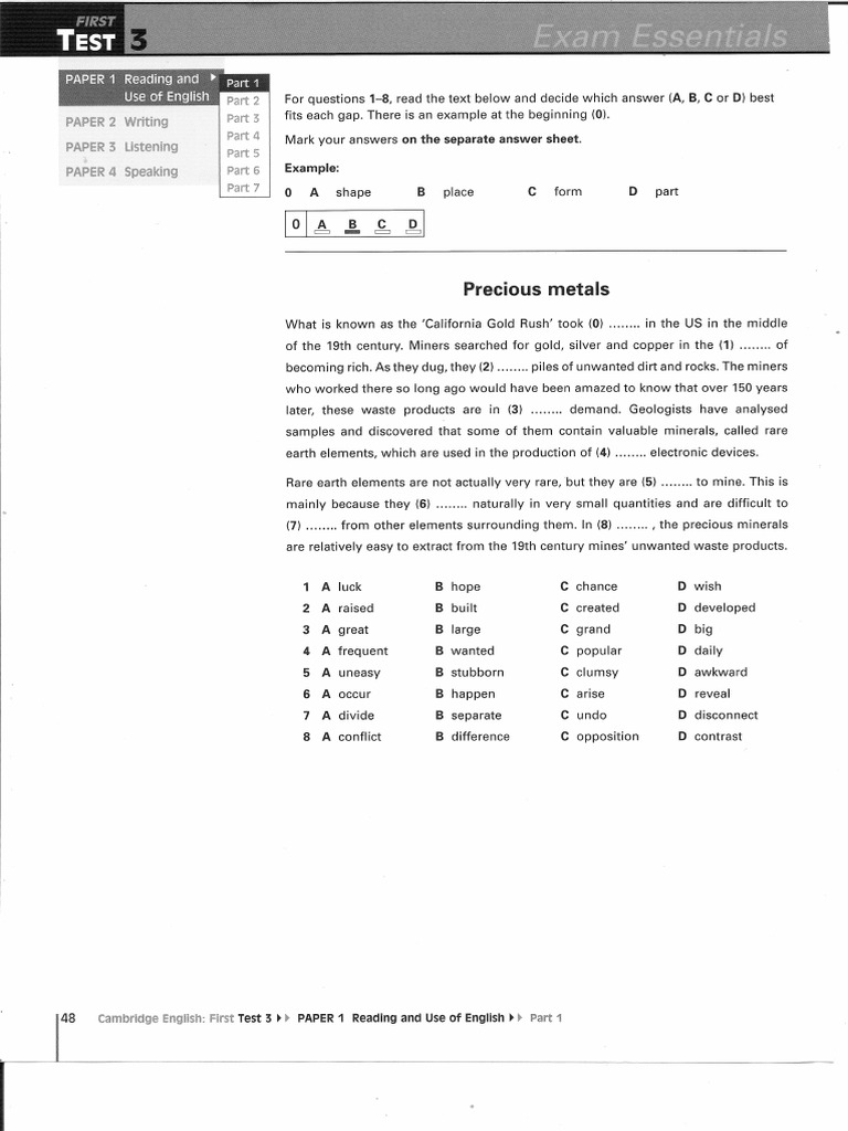 ExamEssentials Test 3 | PDF