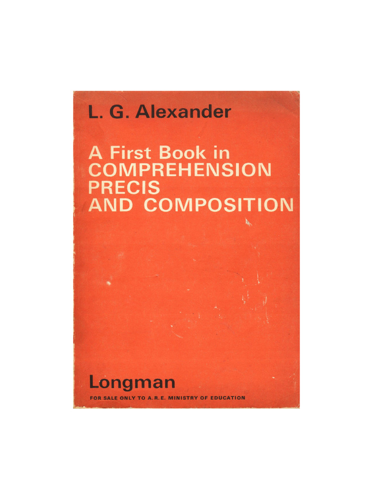 A First Book in Comprehension | PDF