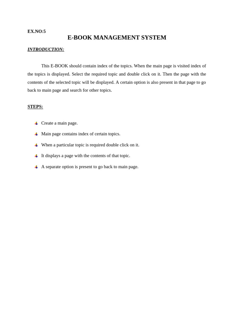 E-Book Management System Overview | PDF | Information Technology ...