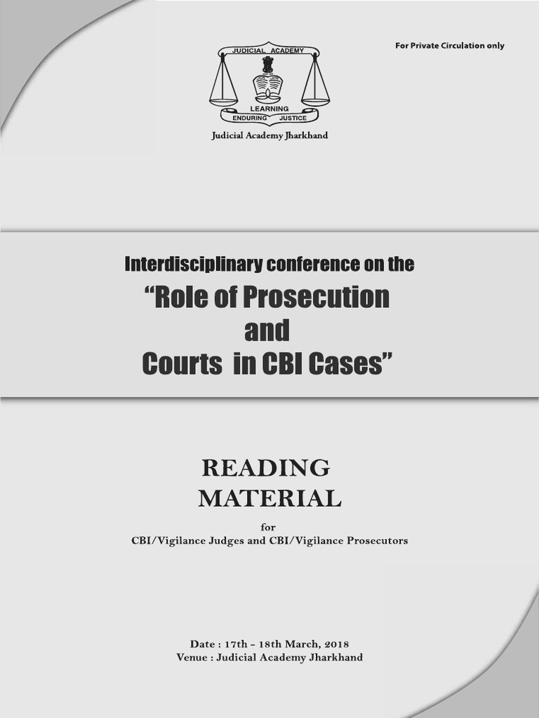 Role of Prosecution in ACB Cases | PDF