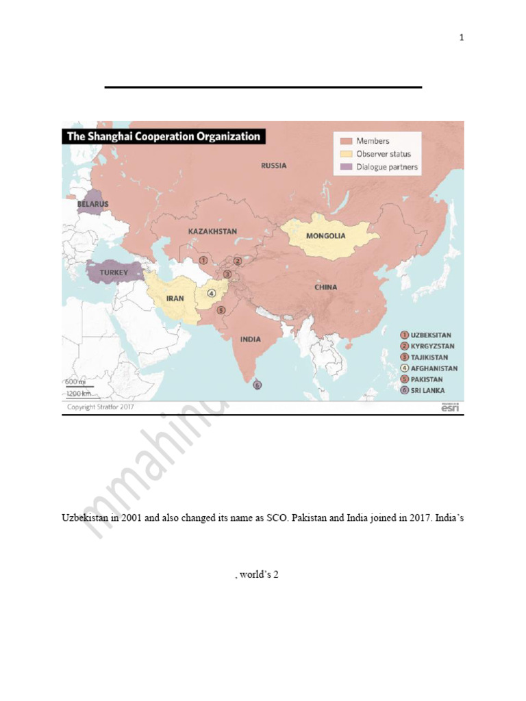 Shanghai Cooperation Organization | PDF | Foreign Relations | Government
