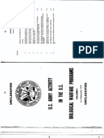 U.S. Army Activity in The U.S - Biological Warfare Programs 1977