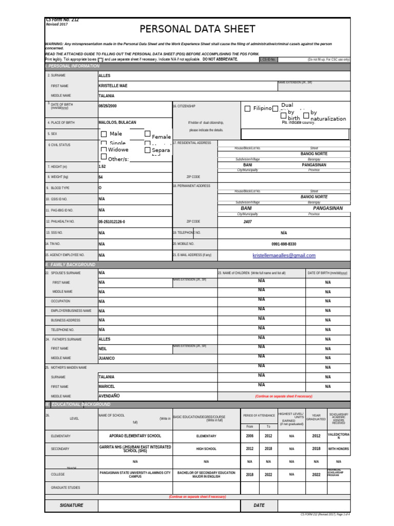 AKMT_PDS (6) | PDF | Teachers | Philippines