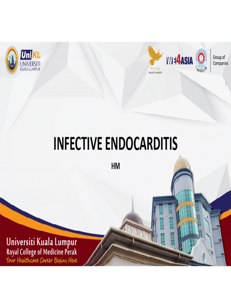 2019 YEAR 3 Infective Endocarditis | PDF | Heart | Cardiovascular System