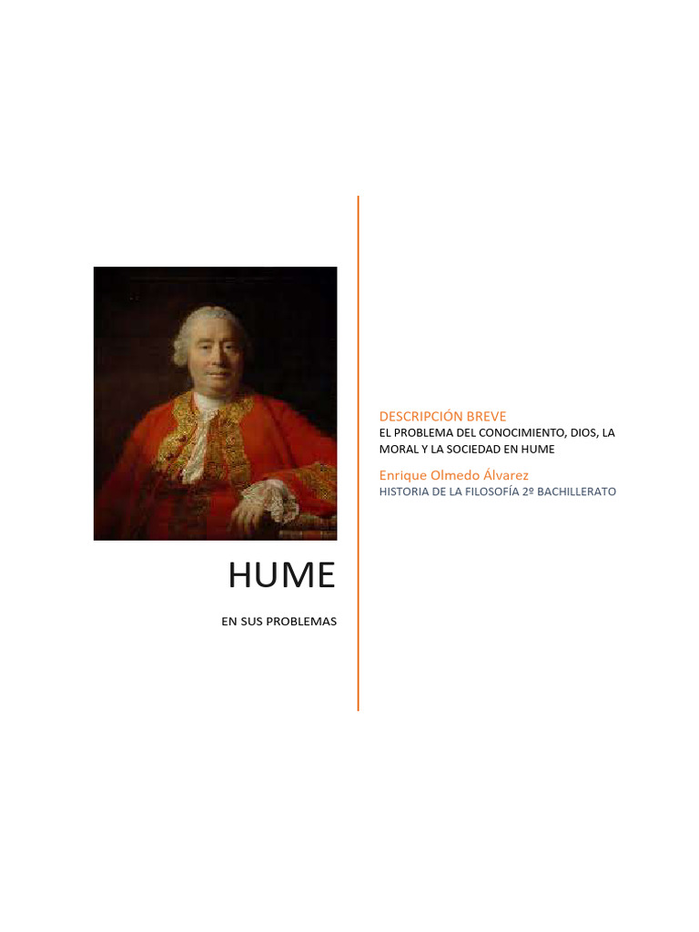 Hume en Sus Problemas. | PDF | David Hume | Empirismo