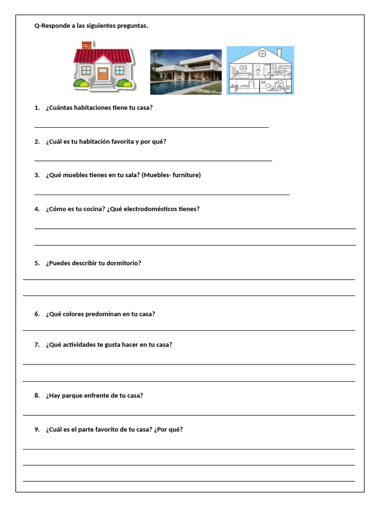 Mi Casa Questionnaire | PDF