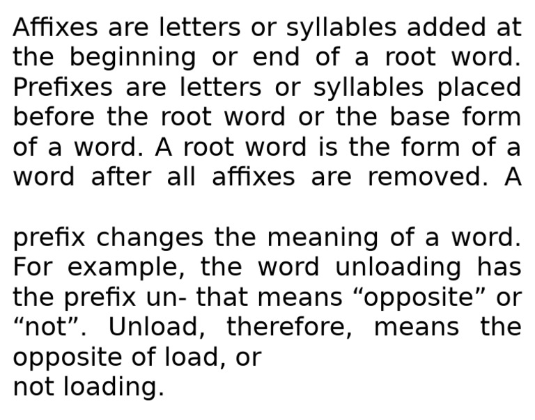 Understanding Prefixes and Root Words | PDF