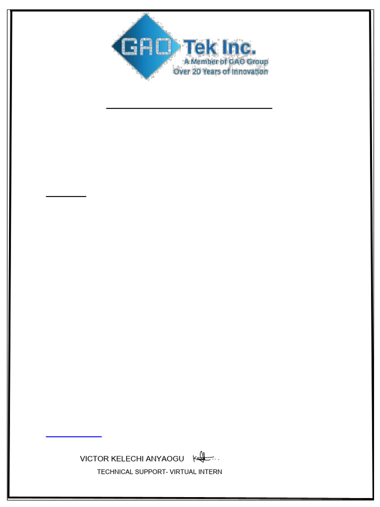 Gao Offer Letter Victor | PDF