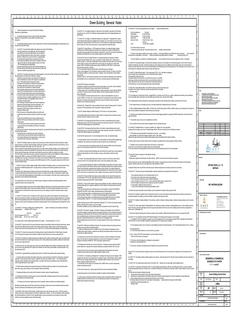 Dubai Green Building Regulations Guide | PDF | Ventilation ...