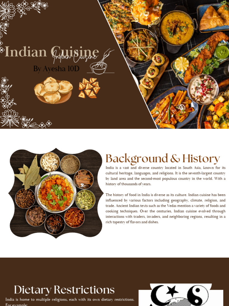 Exploring Indian Cuisine: History & Culture | PDF | Indian Cuisine ...